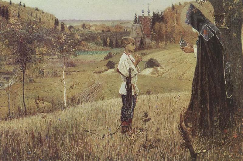 Mikhail Nesterov The Vision of the Boy Bartholomew china oil painting image